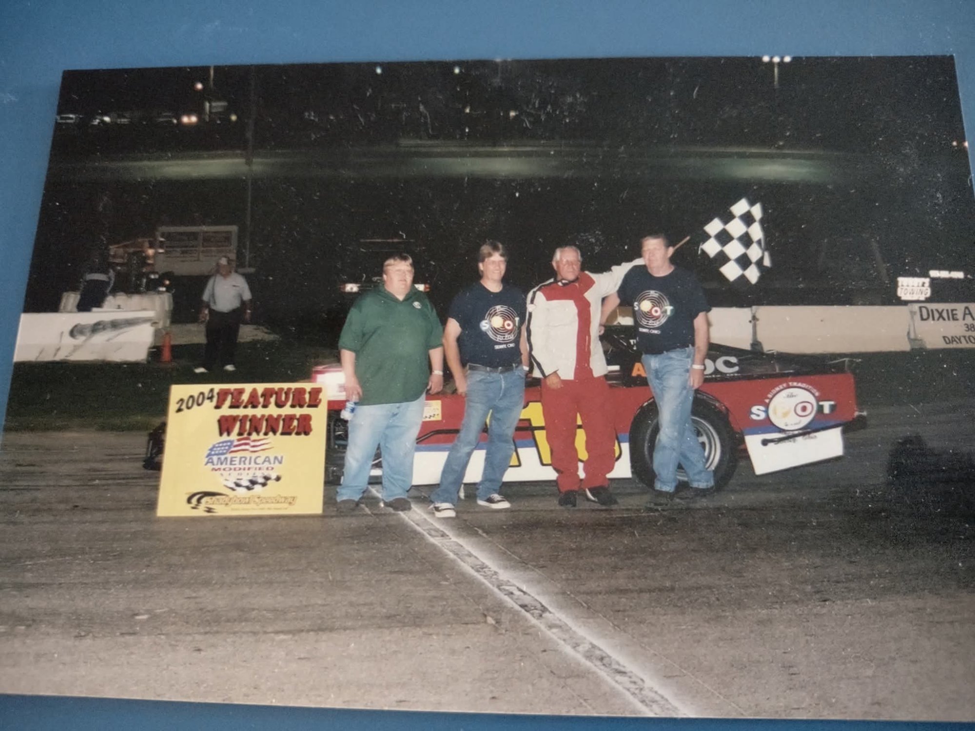 Another feature win Kevin Shatto,Jerry Gross,Dick Kelly, Dennis Shatto @ Shadybowl