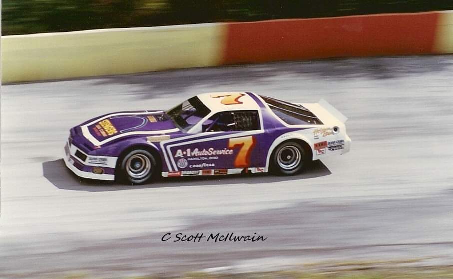 Don Gregory at Winchester speedway in the Shatto Motorsports A.S.A Firebird during the Winchester 400