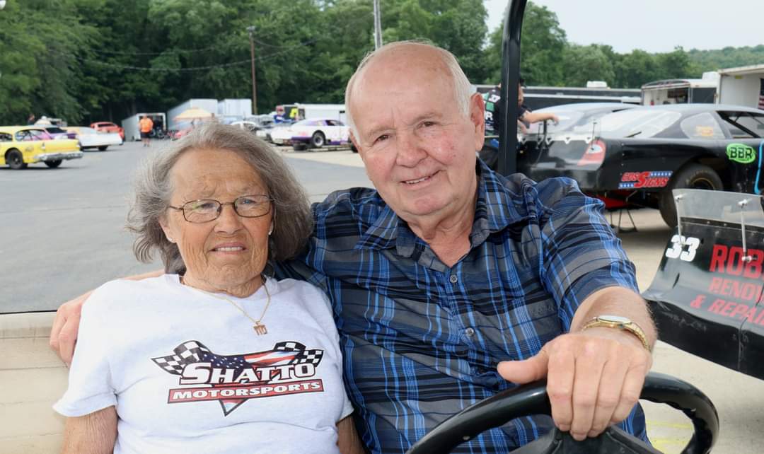One of Shatto Motorsports drivers for a few years and a great friend Bill Cantley and Chris Shatto @ Shadybowl
