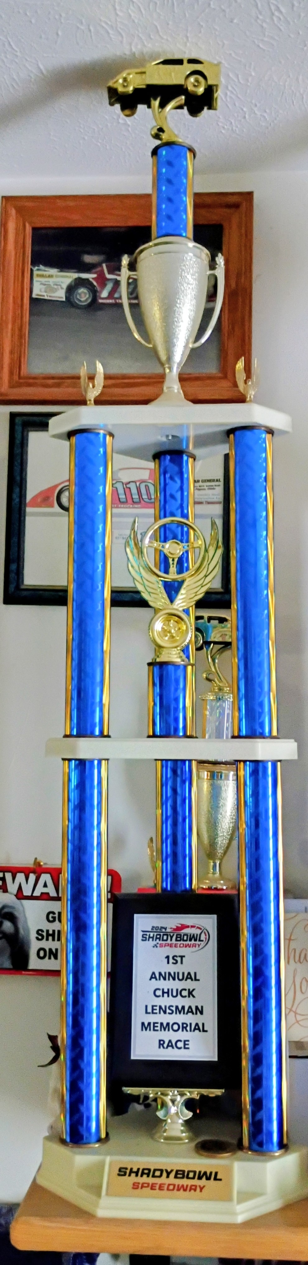 Chuck Lensman memorial race won by Jordan Sage in the Shatto Motorsports modified